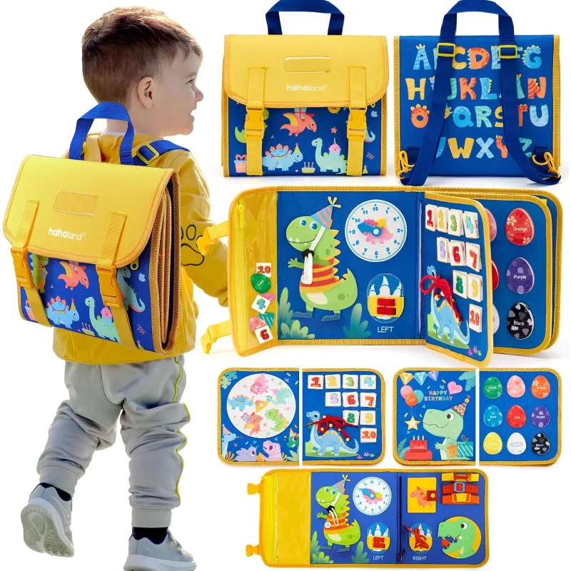 18-in-1 Montessori Busy Board for Toddlers