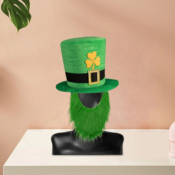 St. Patrick's Day Leprechaun Hat with Beard