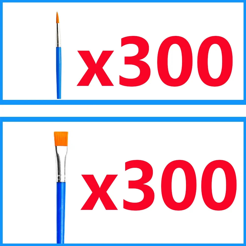 Paint Brushes Acrylic Set: