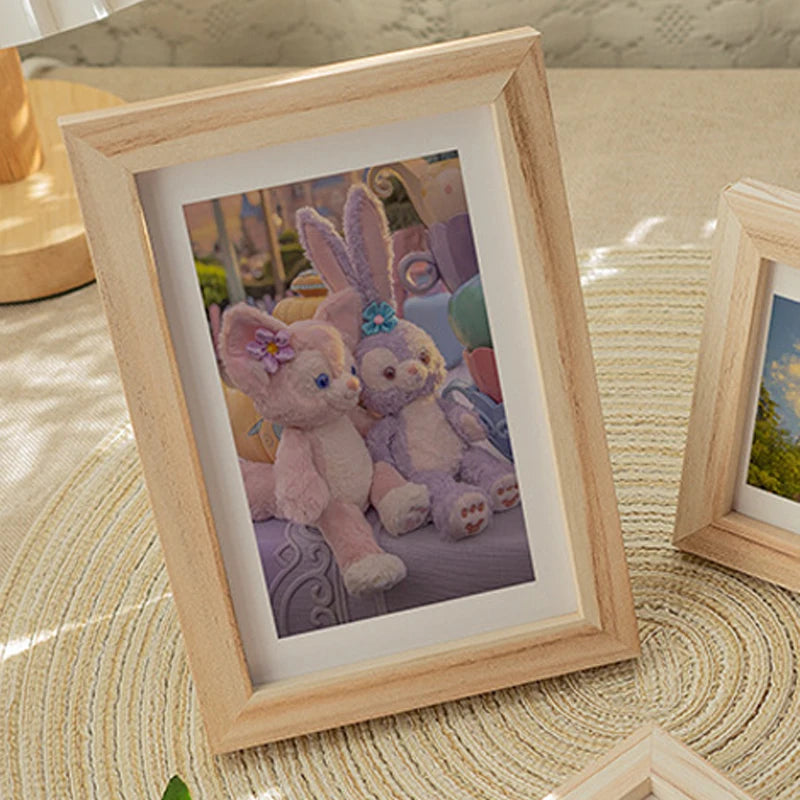 Wooden Photo Frame Wall Hanging Table Stand