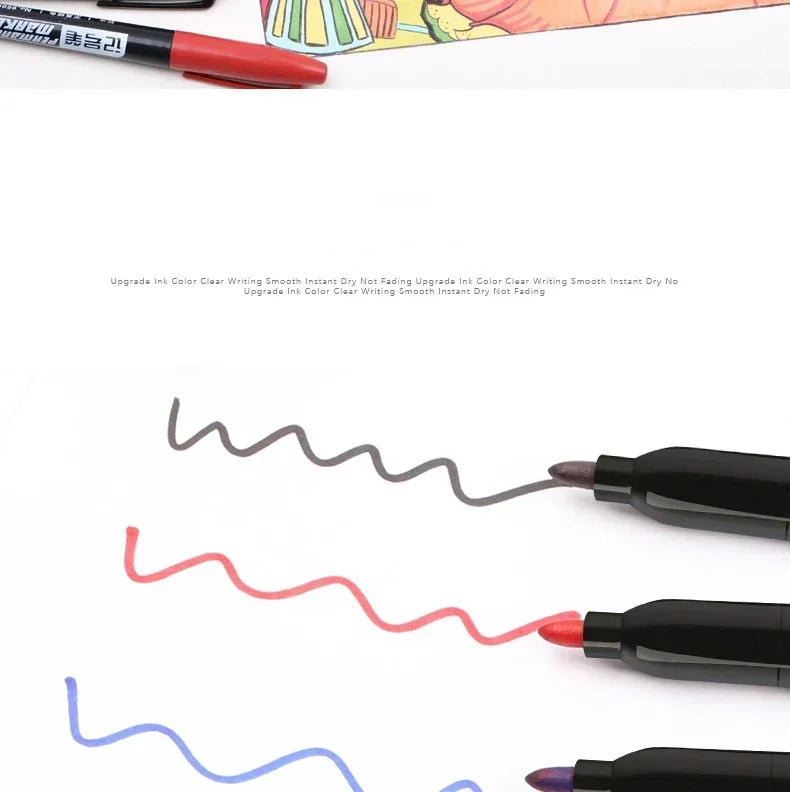 6PCS Permanent Marker Pens