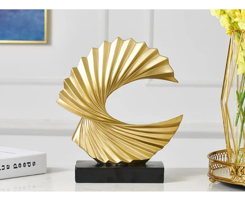 Modern Abstract Resin Sculpture Home Décor