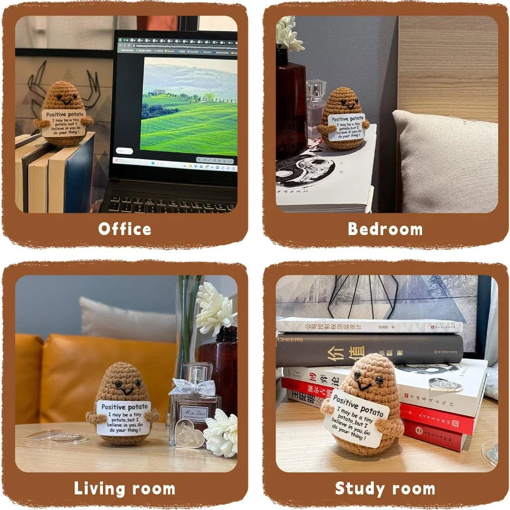 Funny Crochet Positive Energy Doll Set