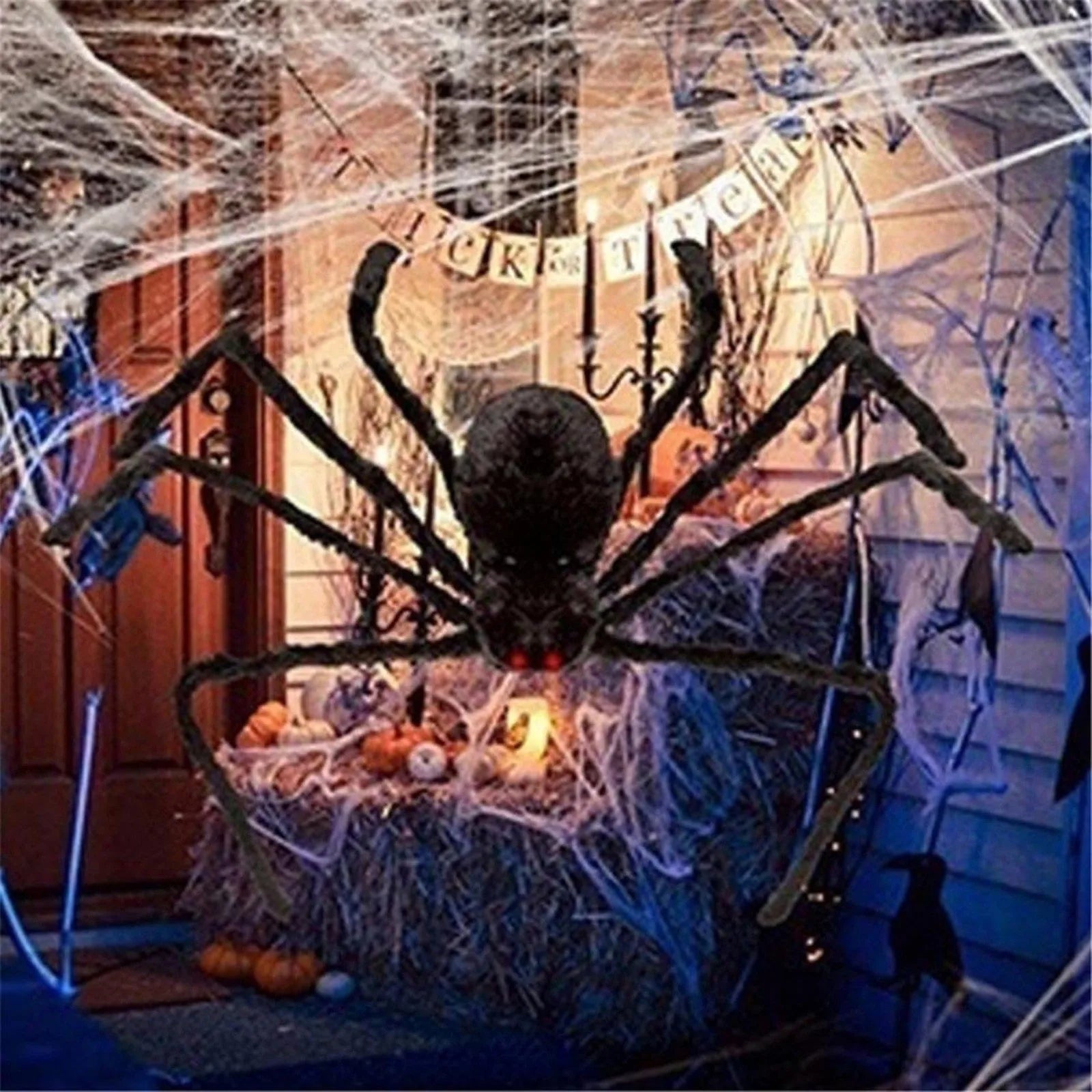 Large Black Halloween Spider