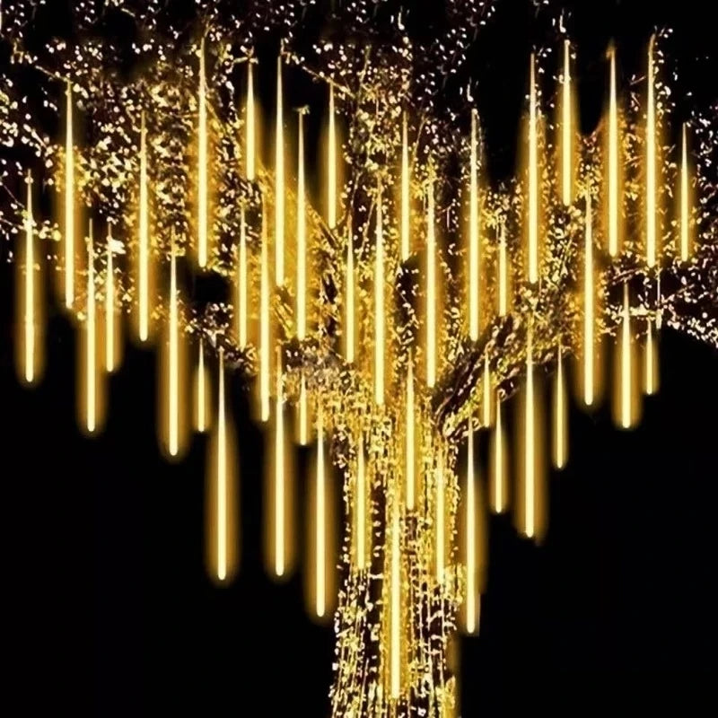 LED Meteor Shower Rain String Lights