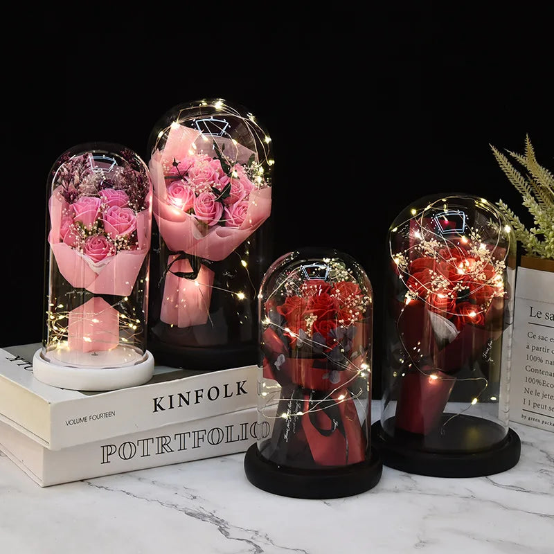 Eternal Rose LED Light Flower Gift