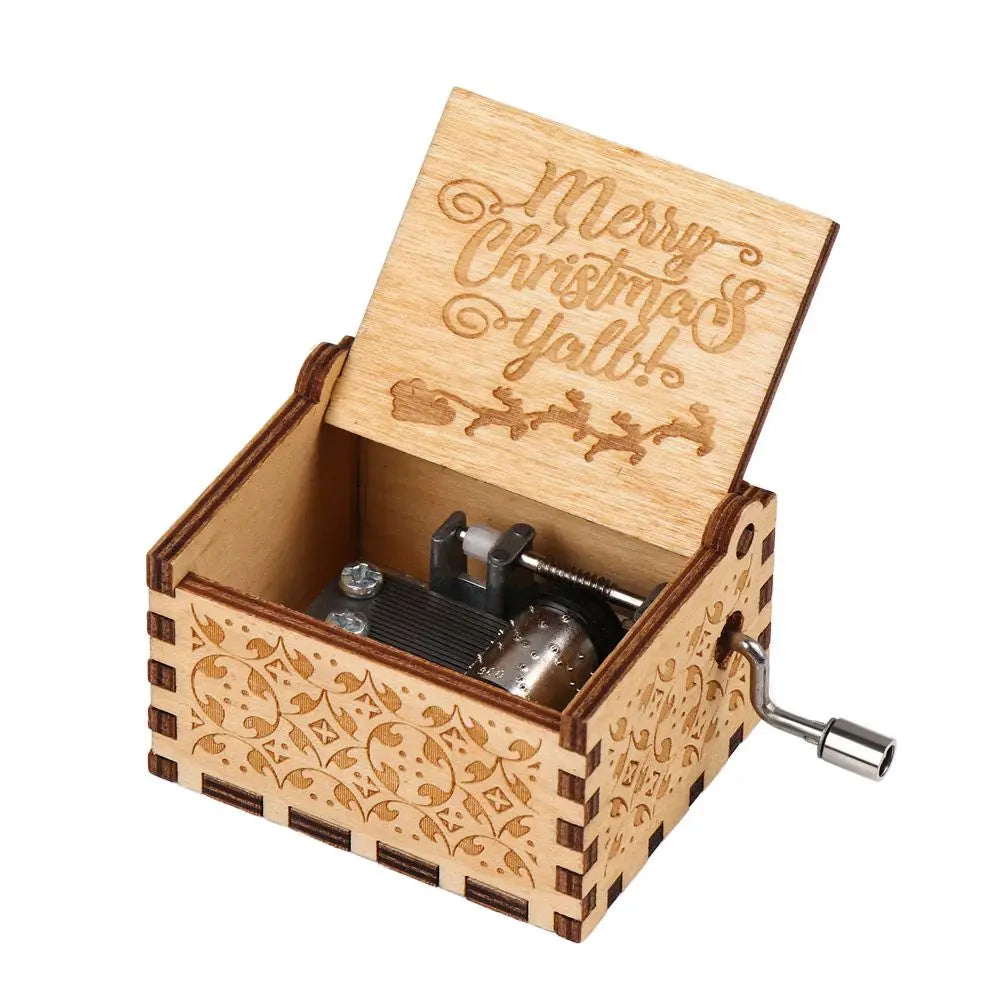 Vintage Wooden Music Box
