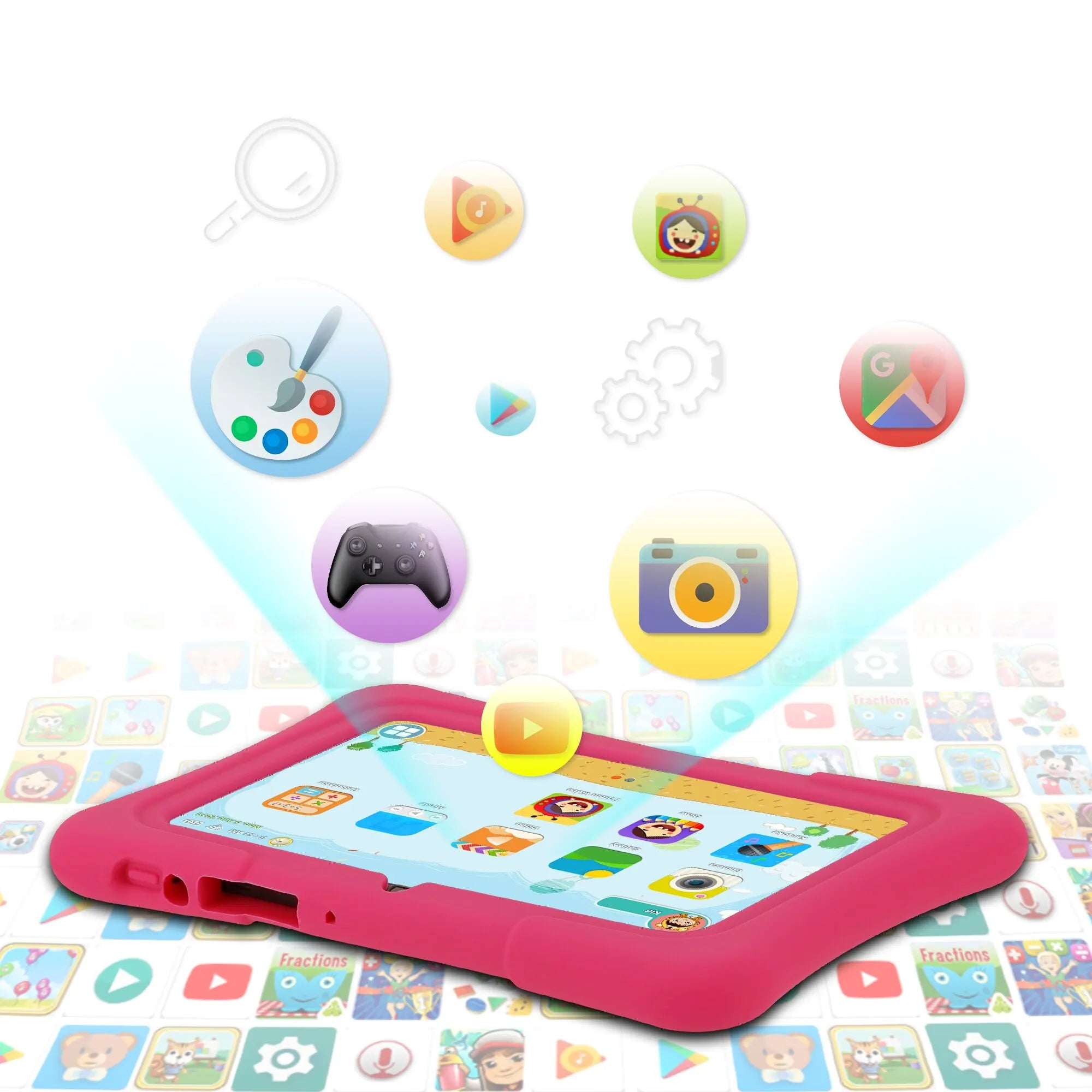 PRITOM 7" Kids Tablet – 32GB, Android 10
