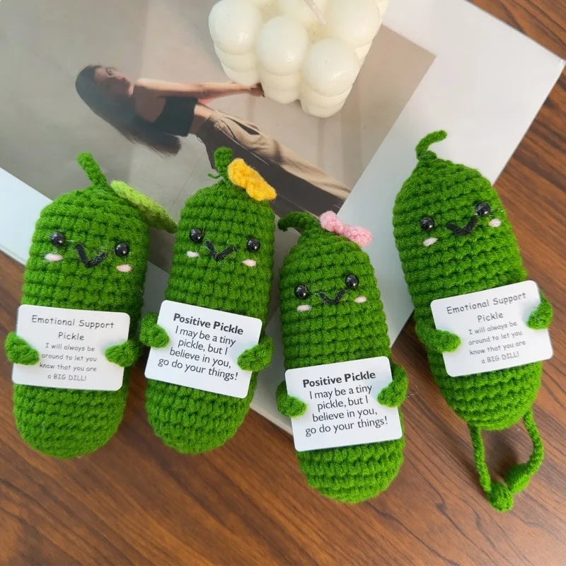 Funny Crochet Positive Energy Doll Set