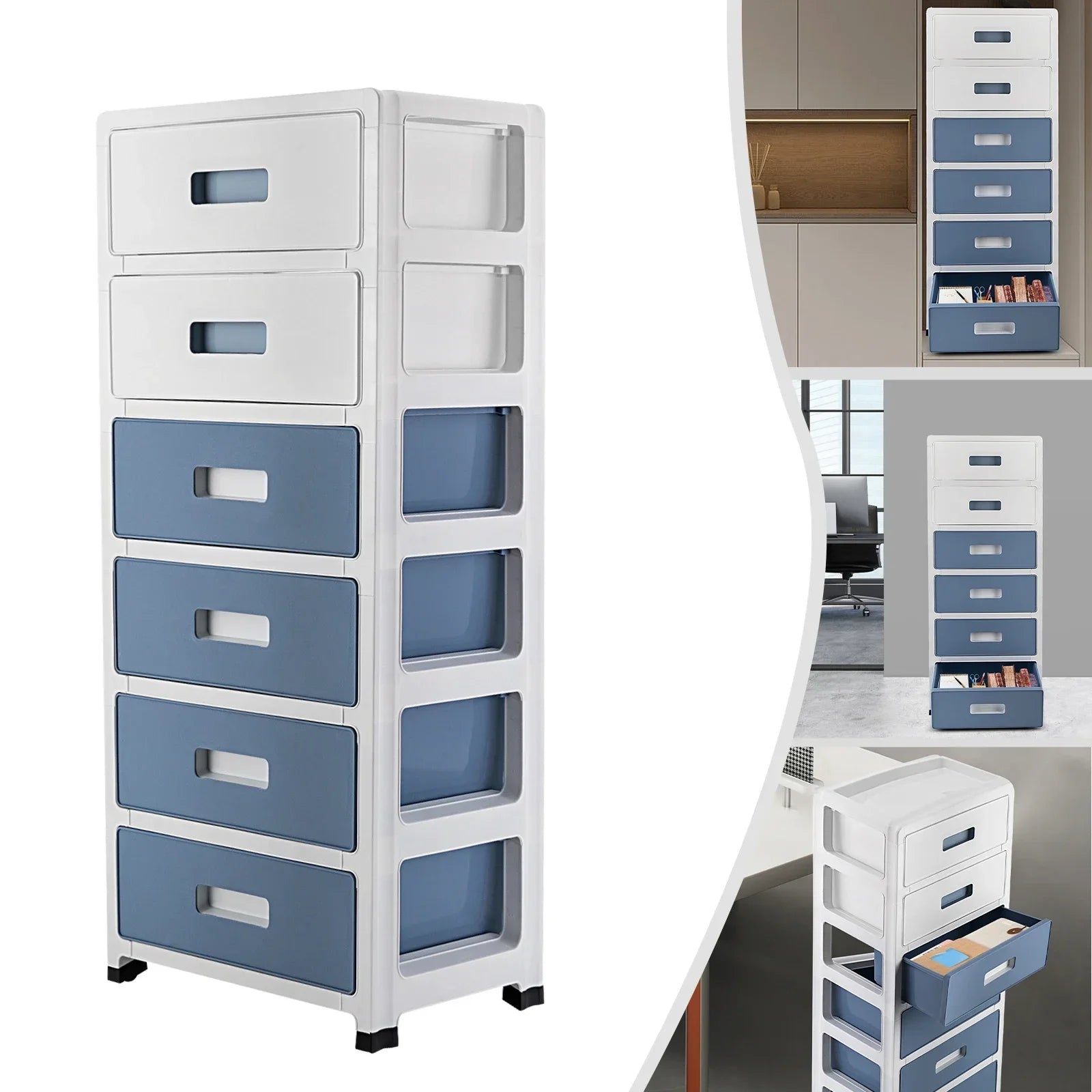 6-Drawer File Cabinet with Lock