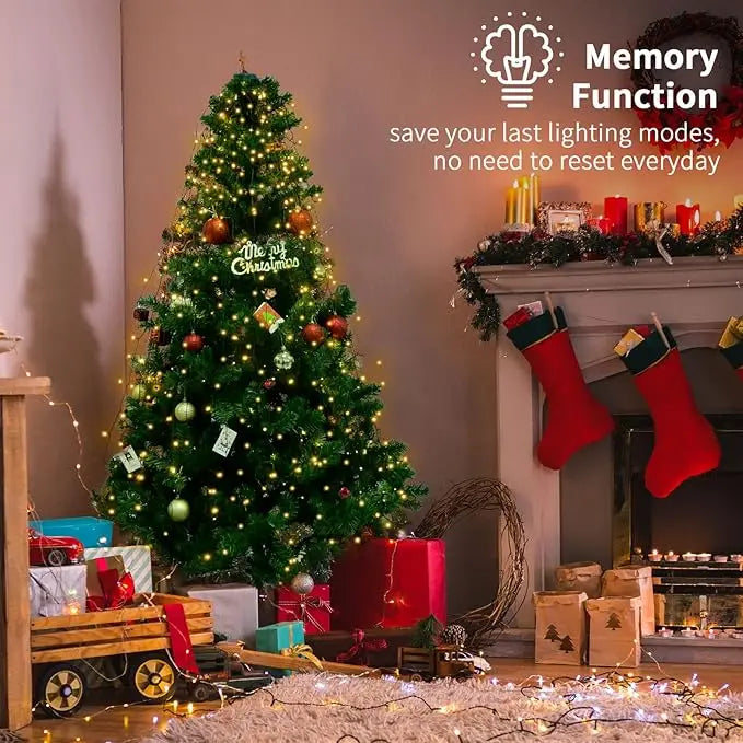 LED Christmas Tree Waterfall String Lights