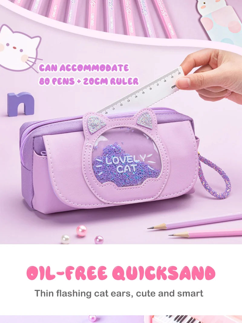 Kawaii Quicksand Pencil Case