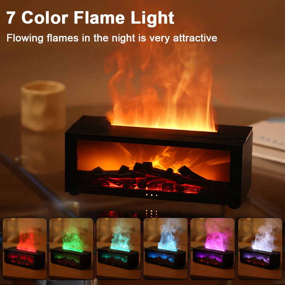 Essential Oil Humidifier Flame with Remote