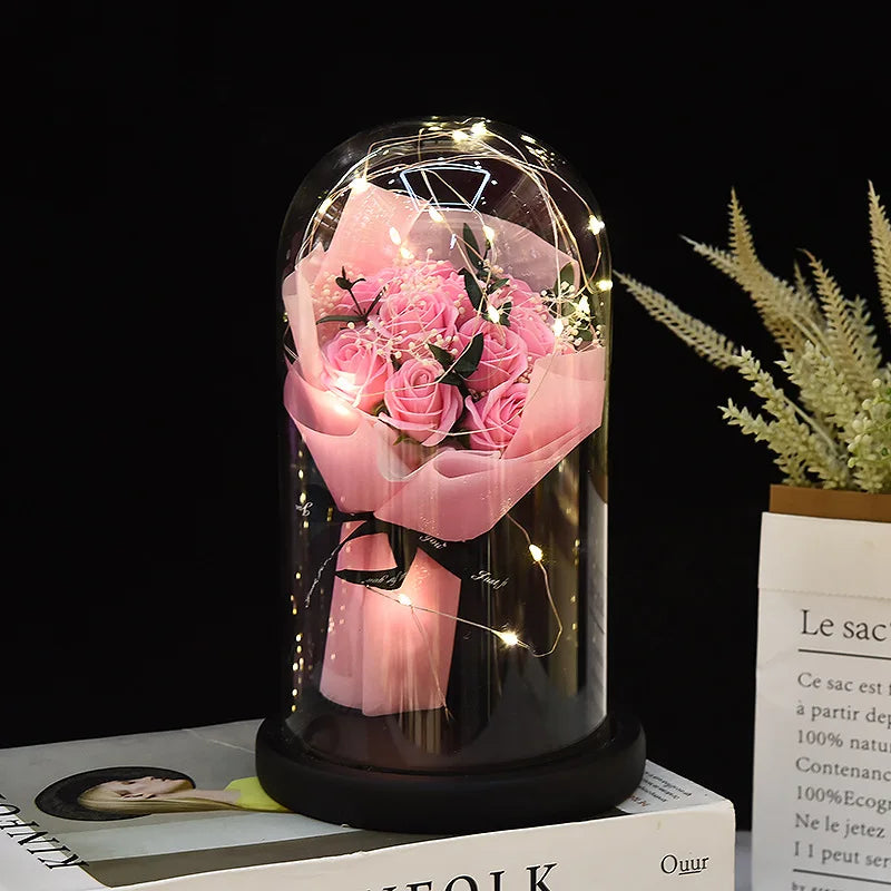 Eternal Rose LED Light Flower Gift