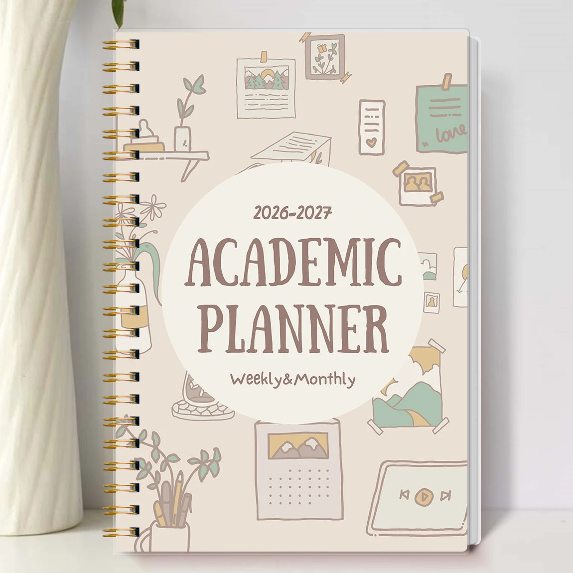 A5 2026–2027 Academic Planner Weekly & Monthly
