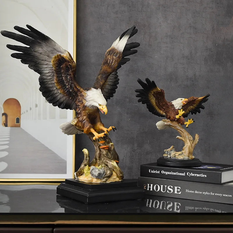 Independence Day July Fourth 7.4th American bald eagle roc wings resin crafts ornaments office hotel high-end eagle decorations