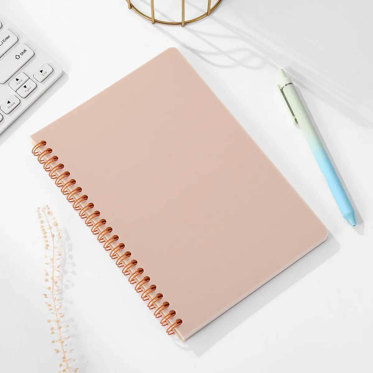 A5 Spiral 160 Pages Thick Lined Paper