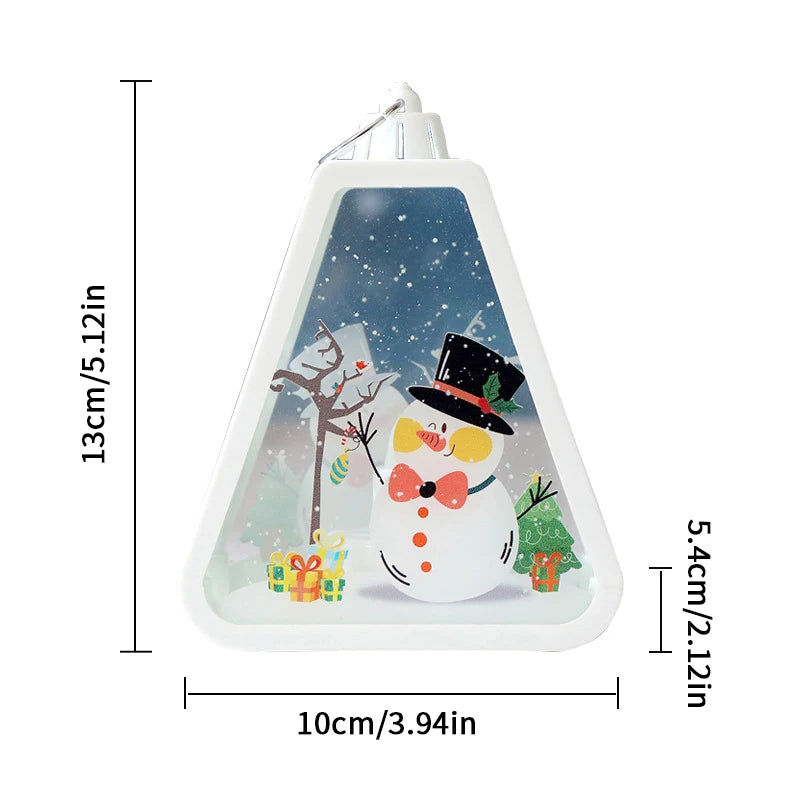 Christmas Snow Globe LED Lantern