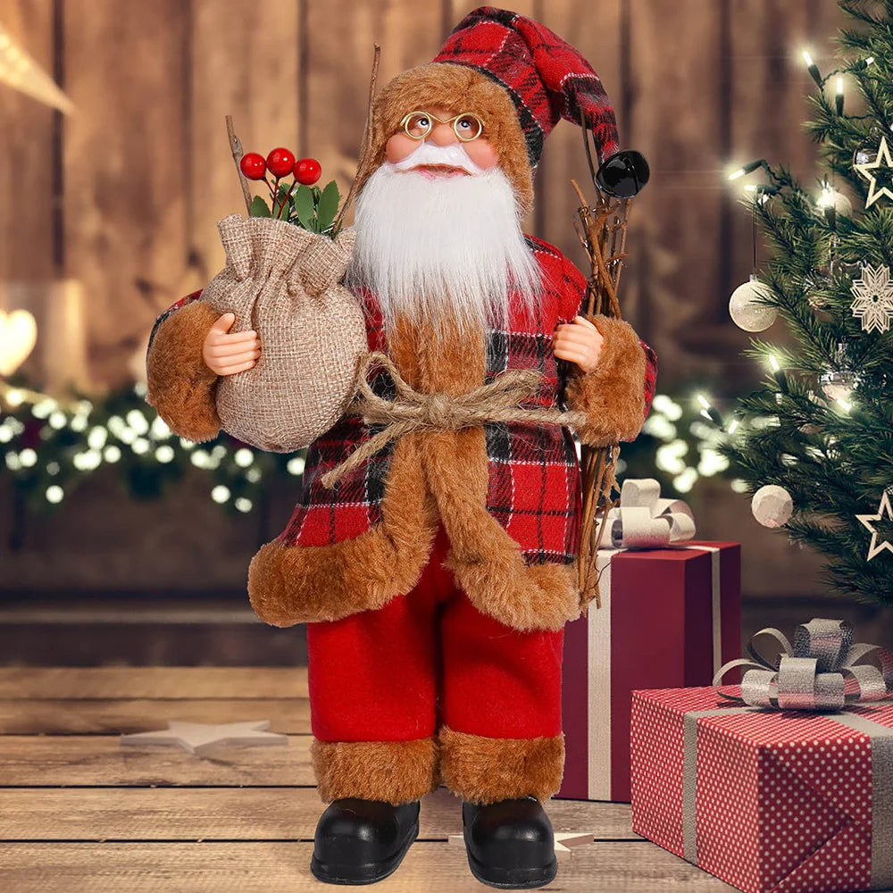 12in Standing Santa Claus Doll