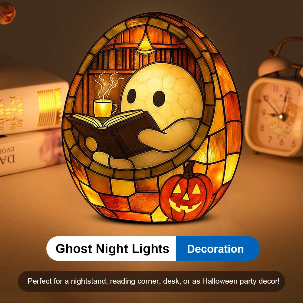 Ghost Reading Book Lamp