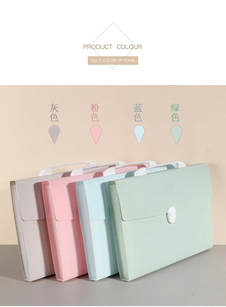 13-Pocket A4 Expanding File Folder