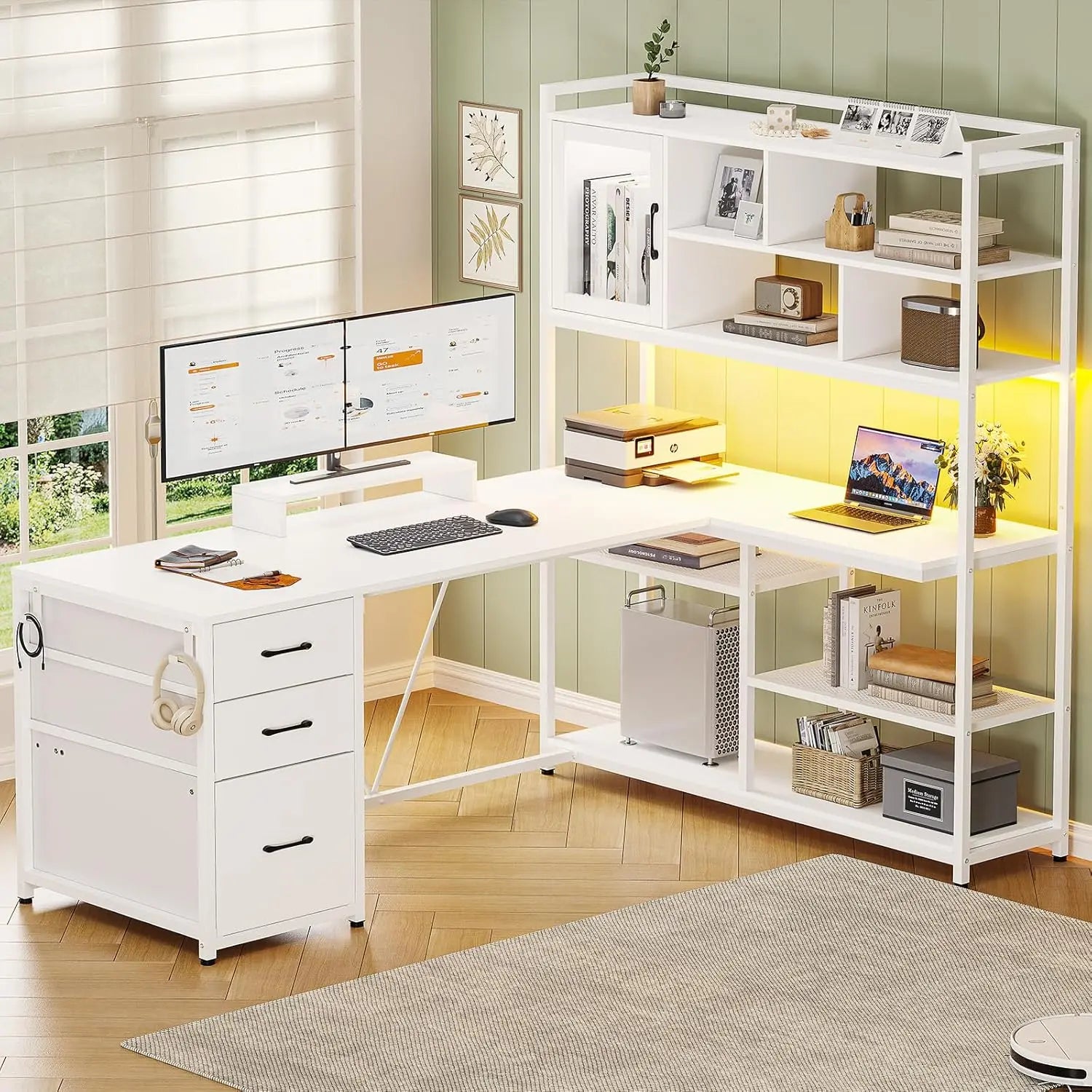 L Shaped Computer Desk