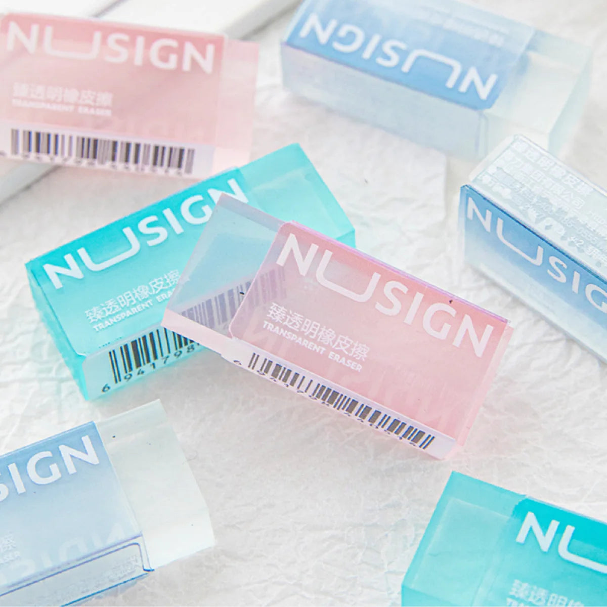 DELI Lovely Transparent Eraser: