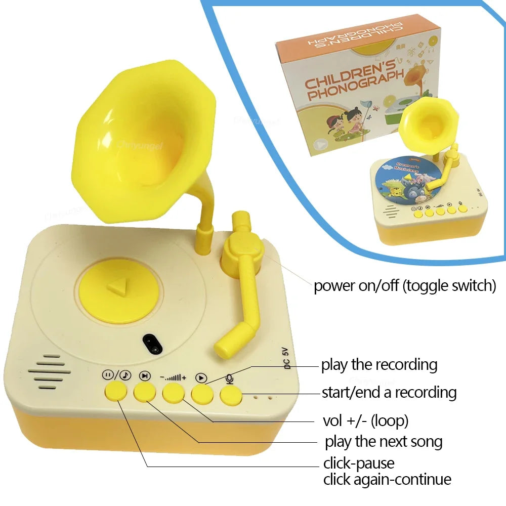 Kids Story & Music Player Gramophone Toy