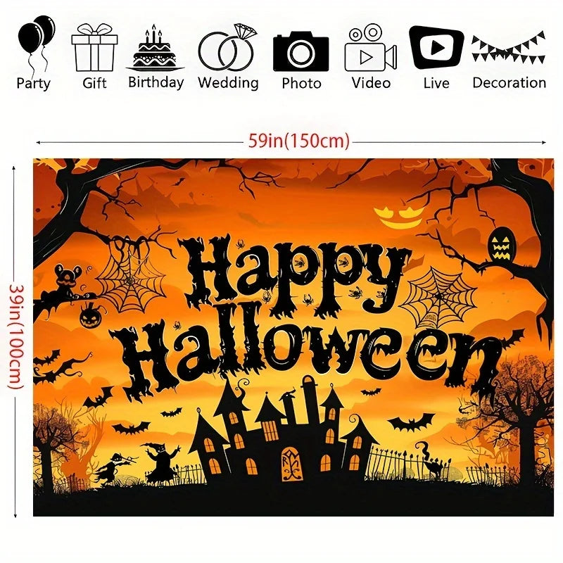 Halloween Party Backdrop
