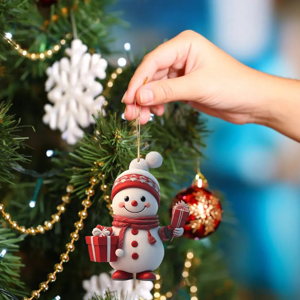 Acrylic Christmas Cartoon Pendants