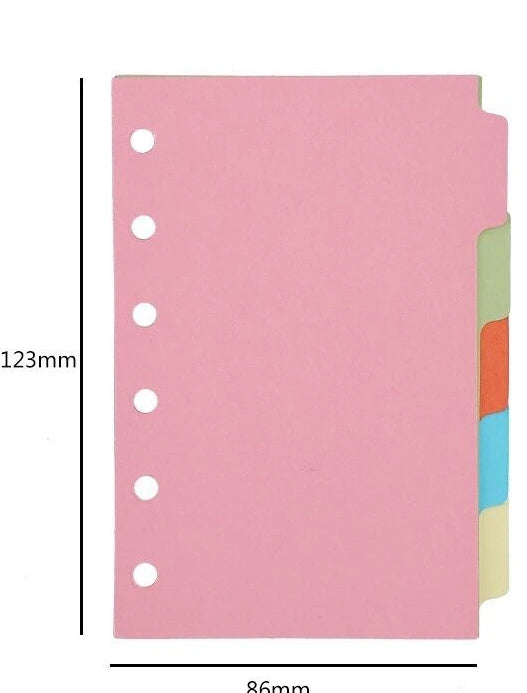 A7 Loose Leaf Refill Paper – 6-Hole Binder Pages for Planners & Journals