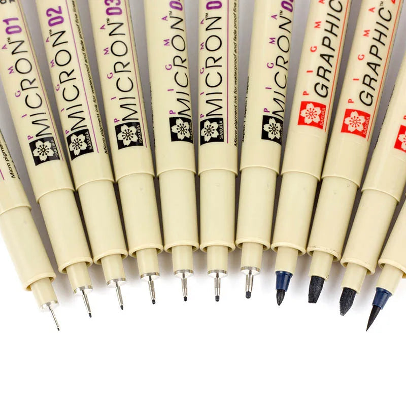 Sakura Pigma Micron Fineliner – 1PCS Black Waterproof Drawing Pen