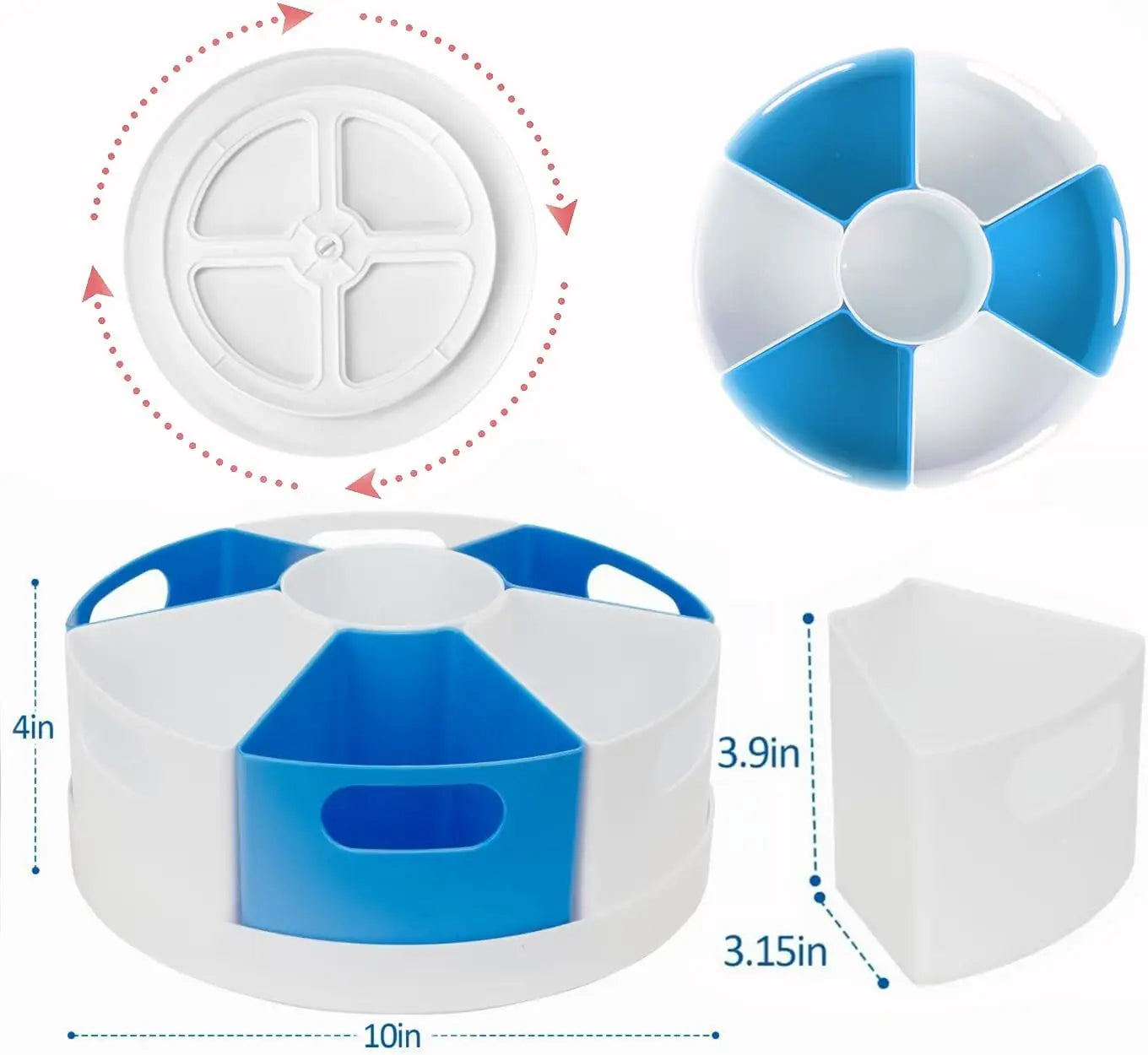 Rotating Art Supply Storage Organizer