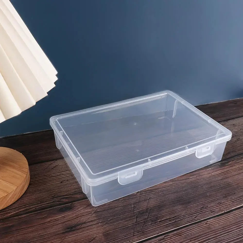 Transparent A4 File Storage Box