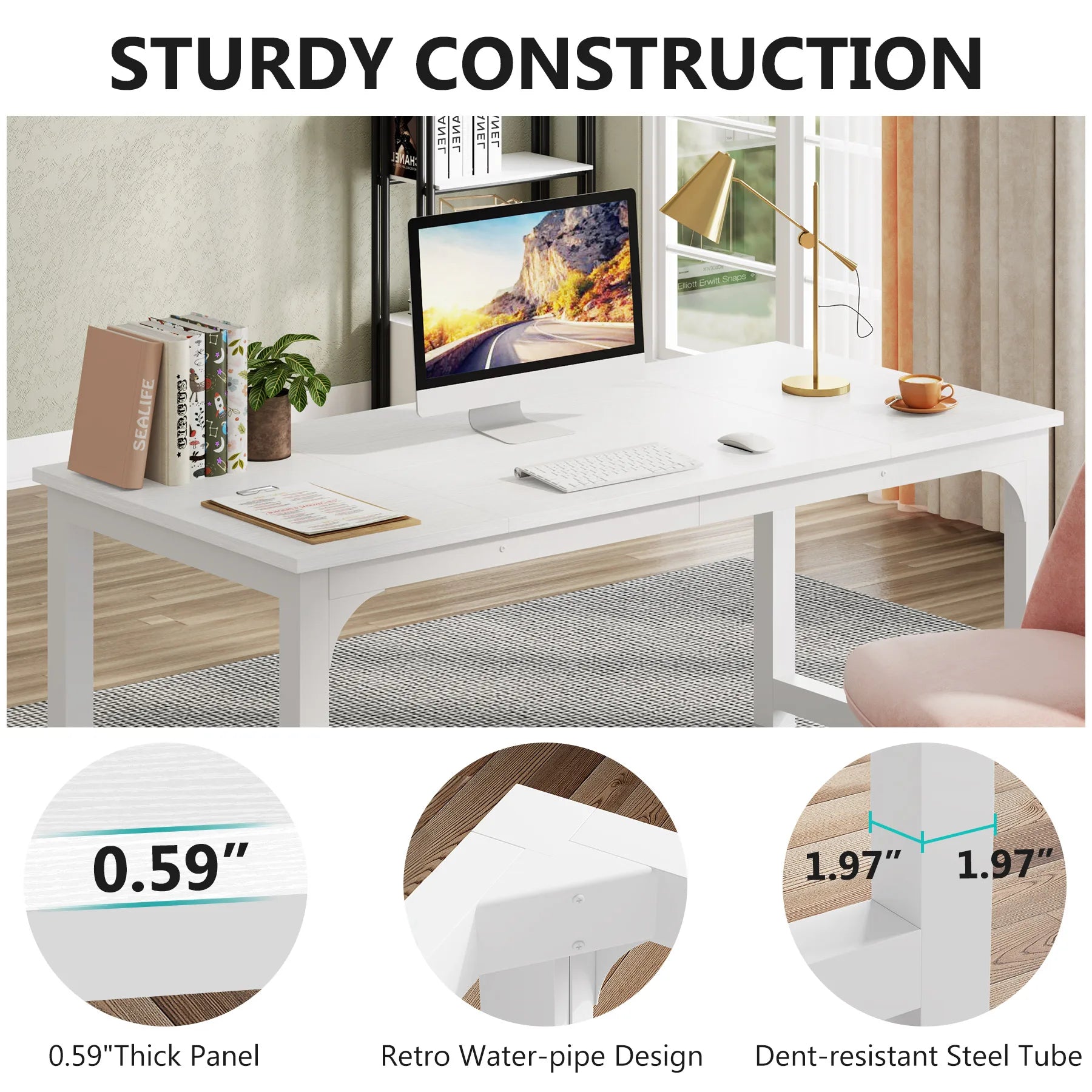Tribesigns Large Office Desk