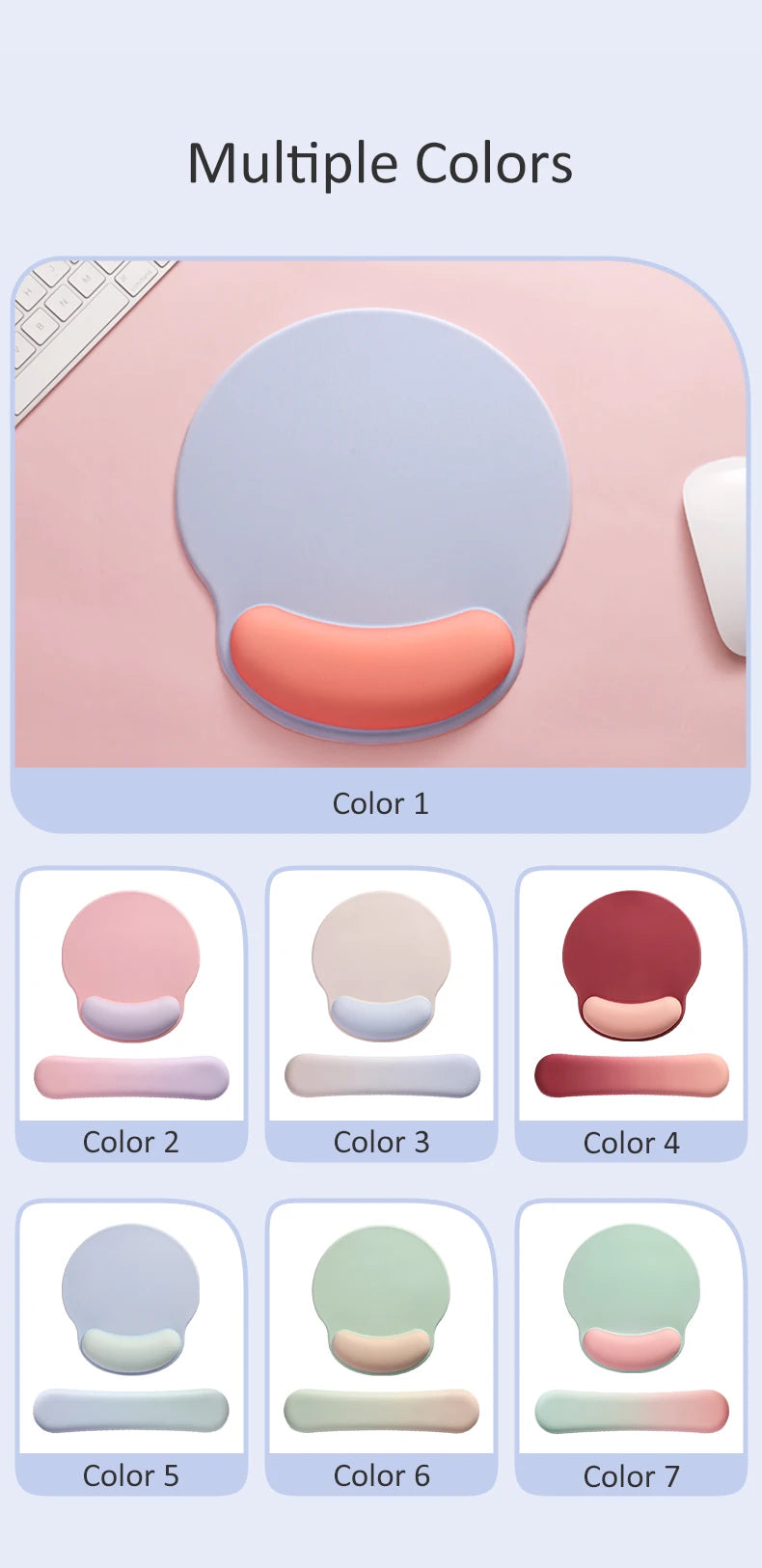 Memory Foam Wrist Rest Mouse