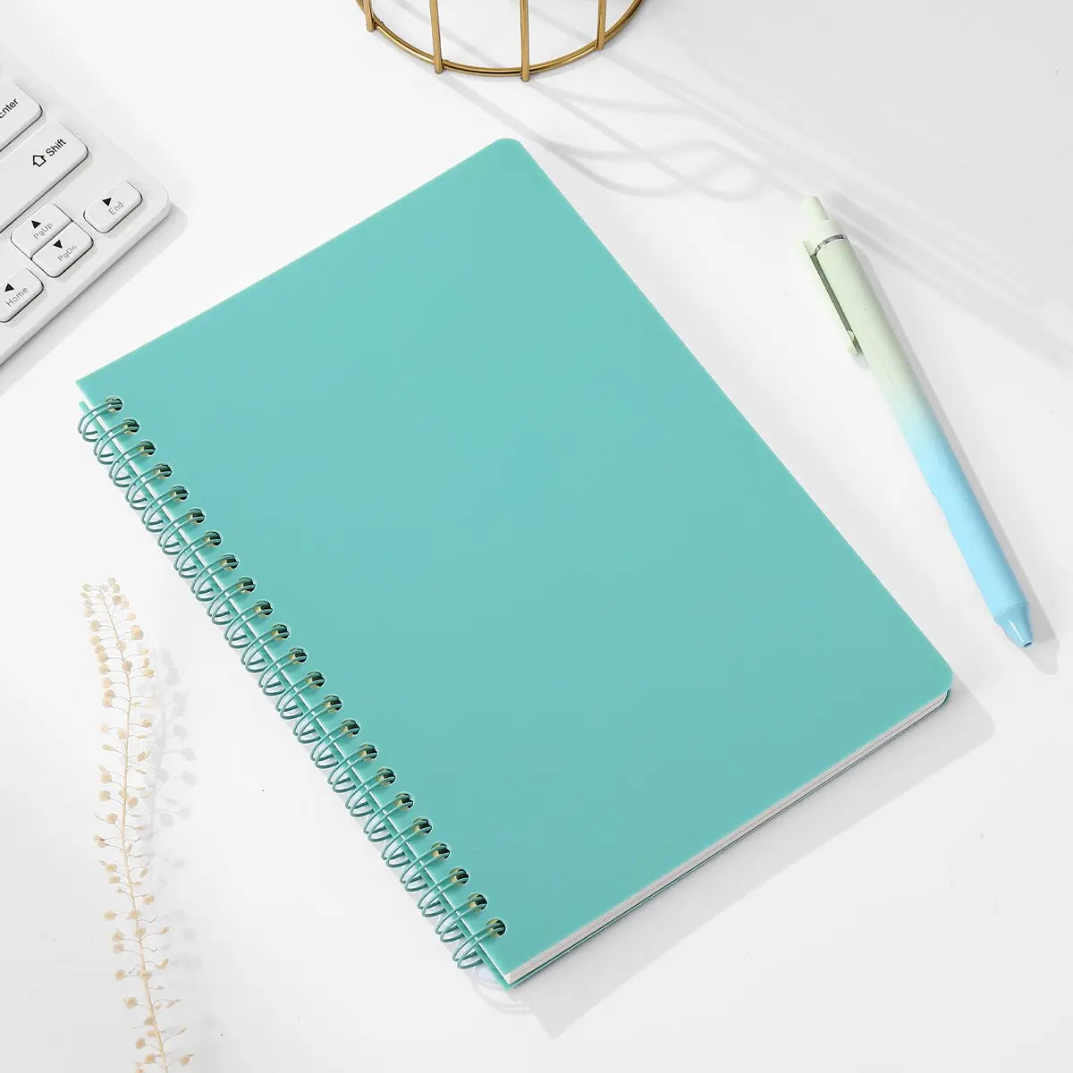 A5 Spiral 160 Pages Thick Lined Paper