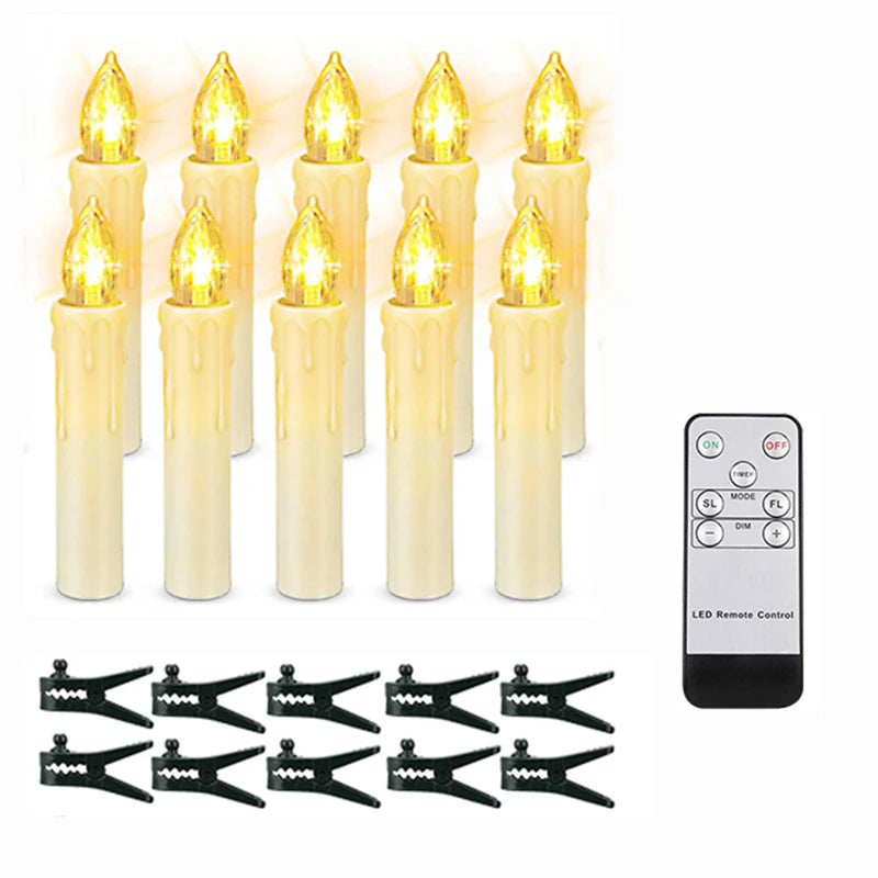 LED Flickering Window Candle