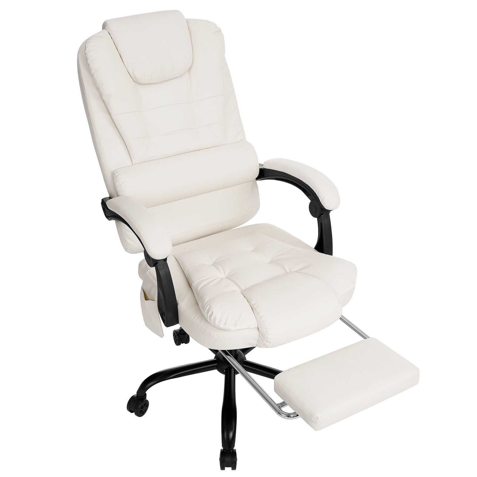 Executive Massage Office Chair – High Back with Footrest