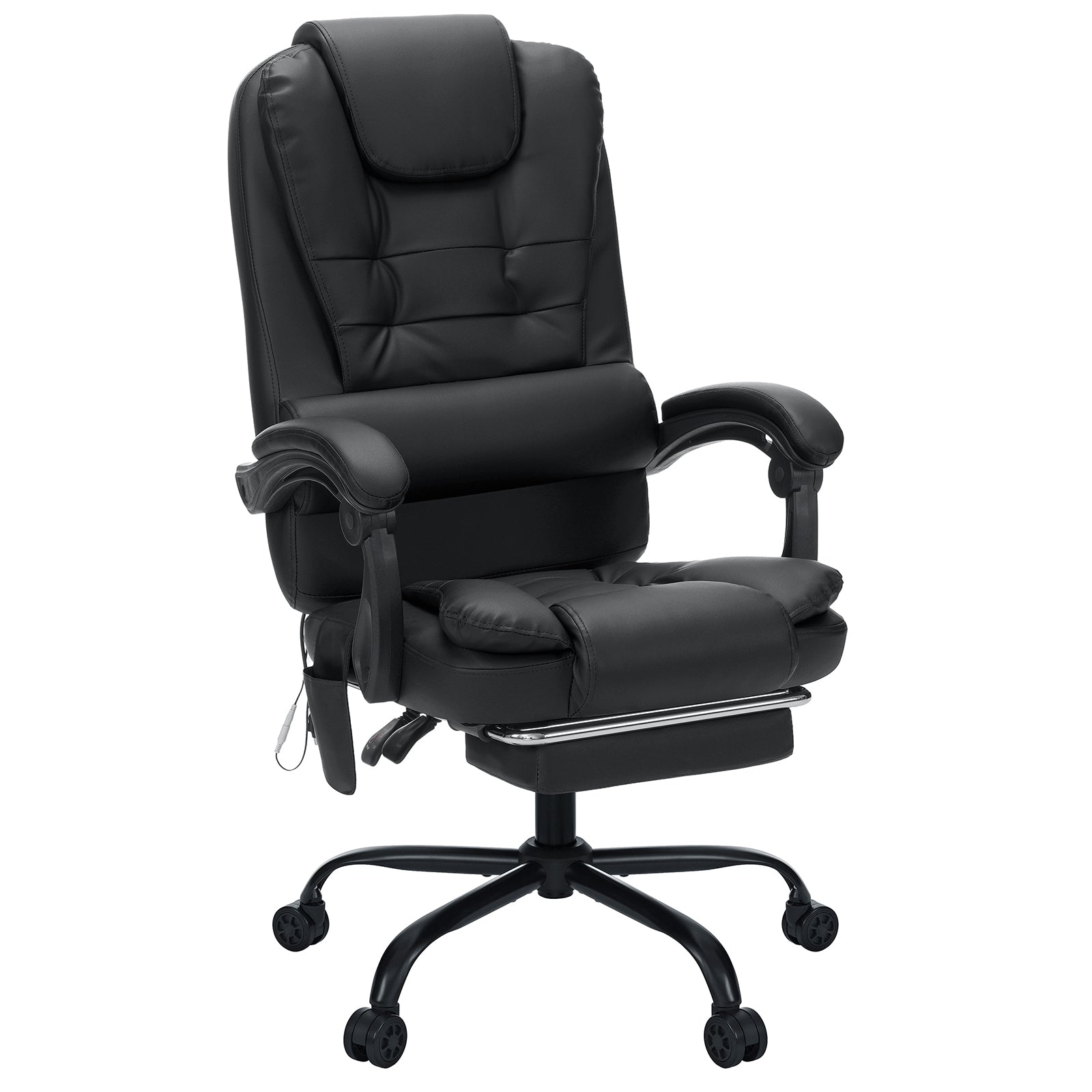 Executive Massage Office Chair – High Back with Footrest